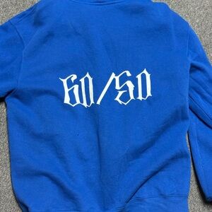 Nifty fifty lane seven blue hoodie zip